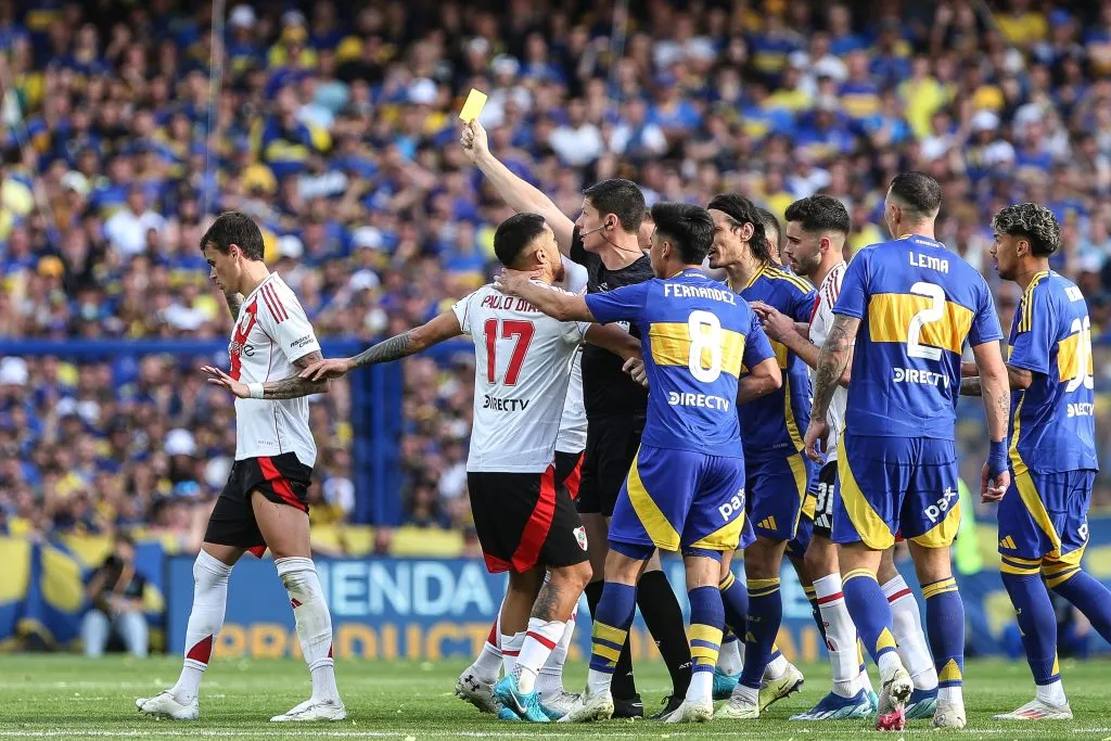 Nicolás Fonseca fue titular ante Boca en el último Superclásico. (Foto: Getty).