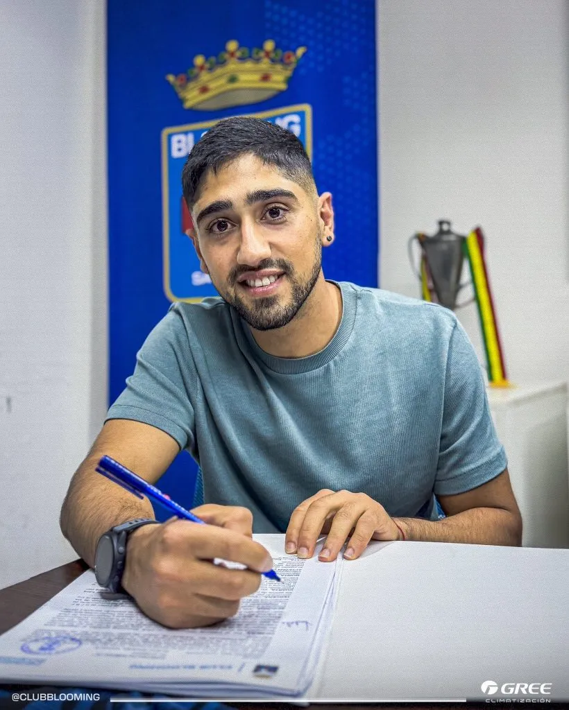 Vadalá firmó su vínculo con Blooming.