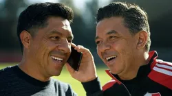 El Muñeco esperó a que pasara la final entre Estudiantes y Vélez por el Trofeo de Campeones para comunicarse con el mendocino.