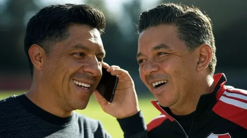 El Muñeco esperó a que pasara la final entre Estudiantes y Vélez por el Trofeo de Campeones para comunicarse con el mendocino.