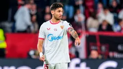 Gonzalo Montiel con la camiseta de Sevilla.