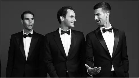 Rafael Nadal, Roger Federer y Novak Djokovic