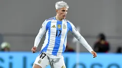 En Italia aseguran que el Napoli está interesado en ejecutar la cláusula de rescisión que Alejandro Garnacho tiene con el Manchester United.