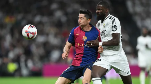 Robert Lewandowski y Antonio Rüdiger.