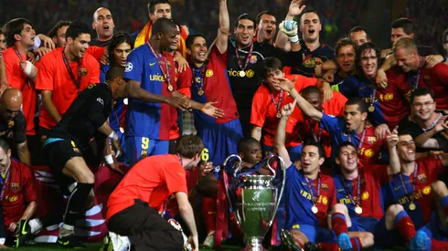 Barcelona campeón de la Champions League 2009.