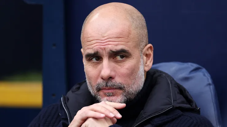 Pep Guardiola, entrenador de Manchester City.