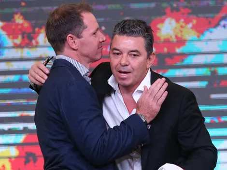 Jorge Brito almorzó con Gallardo y el plantel por última vez como presidente