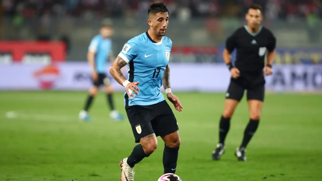 ‘Kike’ Olivera, delantero de la selección de Uruguay (Raul Sifuentes/Getty Images).