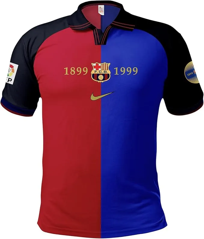 La camiseta que usó el Barcelona en 1999.