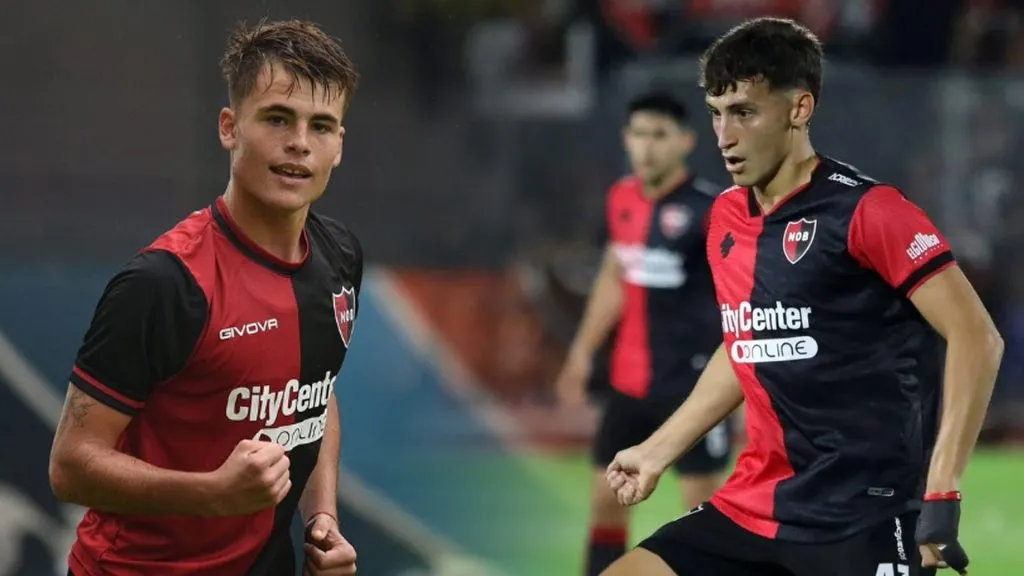 Mateo Silvetti y Tomás Pérez, los jugadores de Newell’s que quiere Inter. (Foto: Instagram toto.silvetti / Prensa Newell’s)