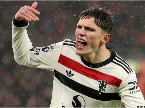 Revelan que el cambio de posición para Garnacho "es una amenaza"