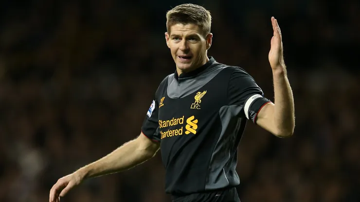 Steven Gerrard en Liverpool.