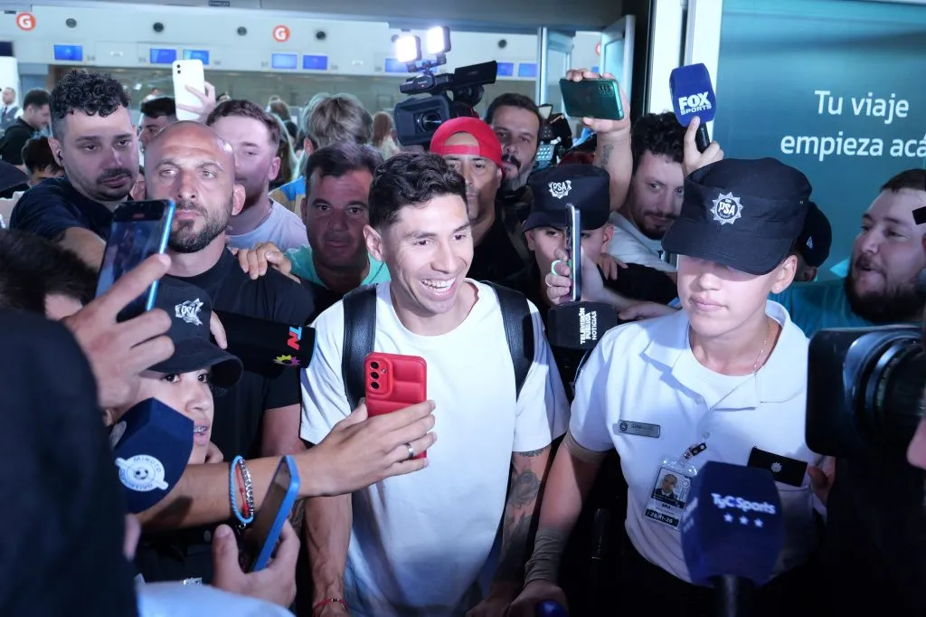 Gonzalo Montiel regresó a Argentina y se suma a River. (Foto: Miguel Alvarado – Bolvaip).