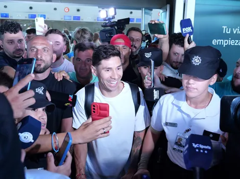 Gonzalo Montiel llegó a Argentina para sumarse a River y fue recibido de manera caótica: “Ni lo dudé”
