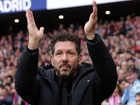 Diego Simeone recibió el premio al mejor DT del mes en LaLiga