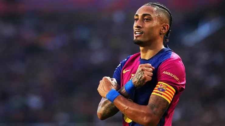 Raphinha ve al FC Barcelona en la final de la Champions