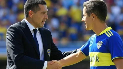 Imagen de Riquelme y Ander Herrera hecha por la IA de X, Grok.