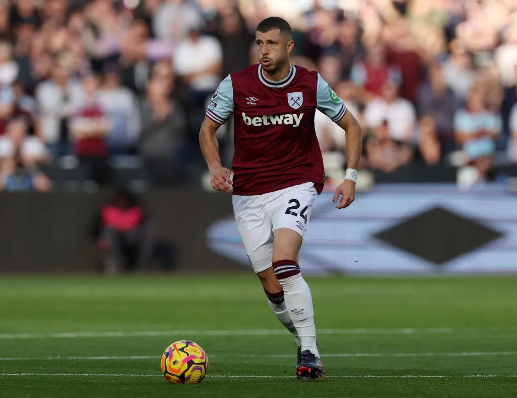 Guido Rodríguez, jugador de West Ham. (Foto: Getty)