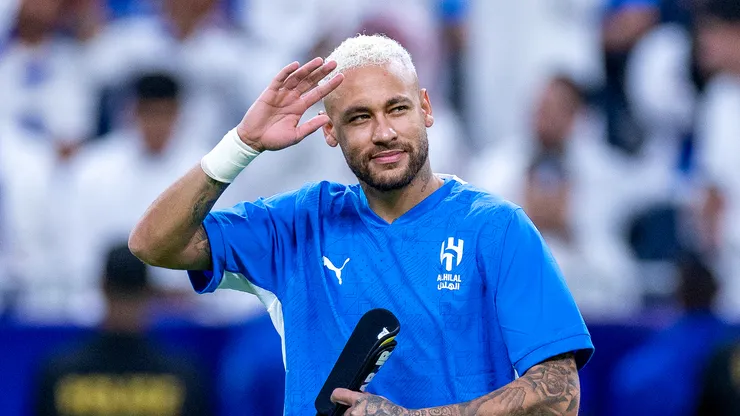 Neymar, actual jugador de Al Hilal.