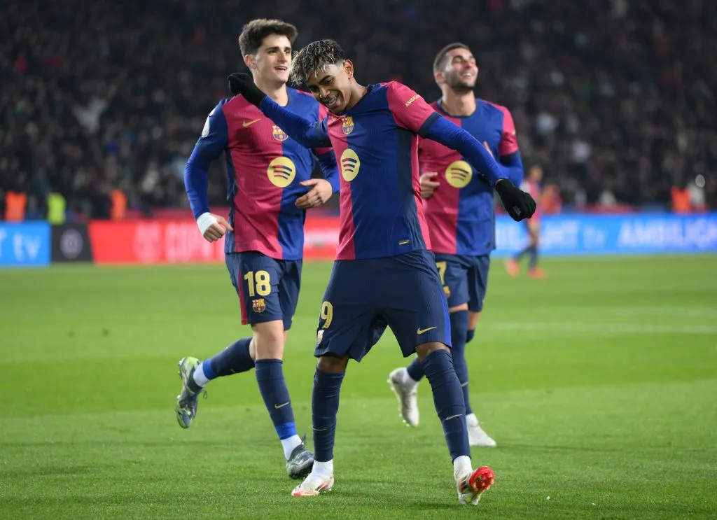 Lamine Yamal ya suma 9 goles en la temporada 2024/2025.