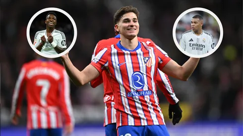 Julián Álvarez superó a Vinícius e igualó a Kylian Mbappé en la tabla de goleadores de las 5 grandes ligas europeas.