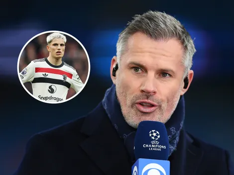 "No es el fin del mundo": Jamie Carragher sentencia el futuro de Garnacho en el Manchester United tras los rumores de su venta
