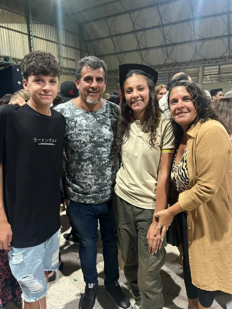 El Diablo disfruta de su familia. (Foto: Gentileza Roberto Monserrat).