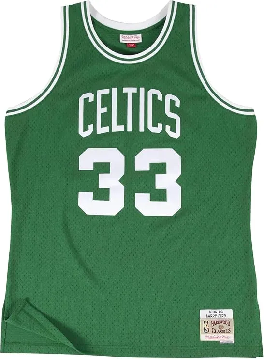La camiseta clásica de Boston Celtics de Larry Bird.