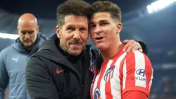Simeone disfruta a Julián Álvarez, mientras Guardiola lo extraña.