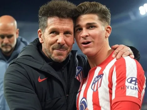Guardiola lo sufre y Cholo Simeone disfruta del mejor Julián Álvarez en Atlético de Madrid
