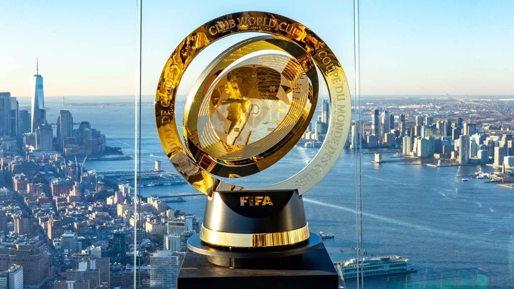 El trofeo del Mundial de Clubes. (Foto: @FIFACWC).