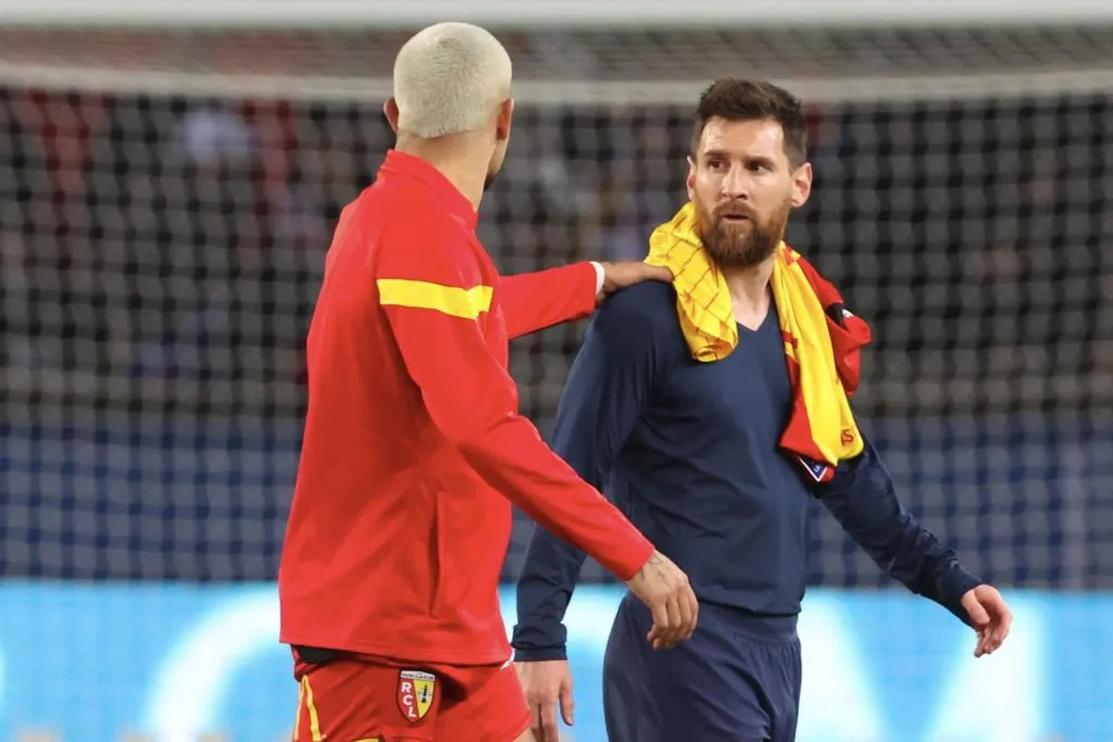 Facundo Medina y Messi coincidieron en la Ligue 1.