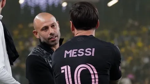 Javier Mascherano modificó a Lionel Messi y Luis Suárez en el segundo tiempo del amistoso que el Inter Miami jugó con el América.
