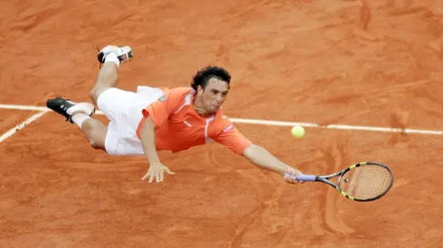 Mariano Puerta en acción.