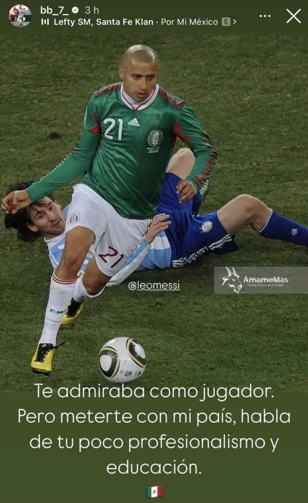 La publicación de Bautista. (Foto: Instagram)