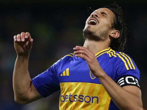 Alarma en Boca: Cavani sufrió una molestia y se suma a la lista de dudas para el debut por Copa Argentina