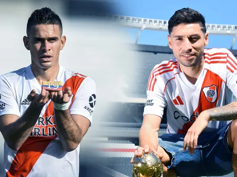 El mensaje de Rafael Santos Borré a Gonzalo Montiel tras su vuelta a River