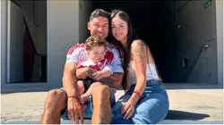 Gonzalo Montiel, Karina Nacucchio y Thiago