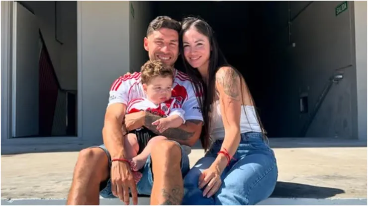 Gonzalo Montiel, Karina Nacucchio y Thiago