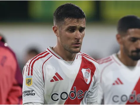 Fabricio Bustos: ausente del amistoso contra México y en duda para el debut de River en la Copa de la Liga