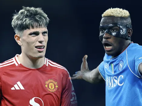 Osimhen podría destrabar la salida de Garnacho de Manchester United en una extraña negociación con Napoli