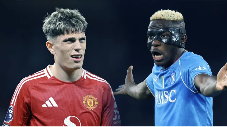 Osimhen podría destrabar la salida de Garnacho de Manchester United en una extraña negociación con Napoli