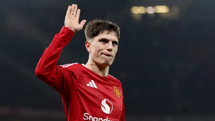 Alejandro Garnacho, con un pie afuera del Manchester United.