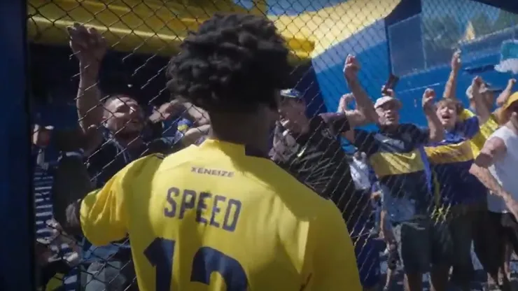 Speed en La Bombonera.