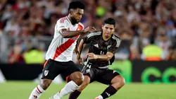 Miguel Borja, en el amistoso entre River y México.