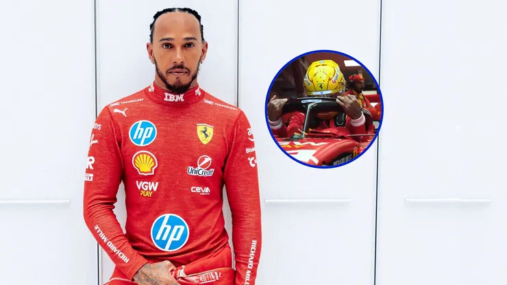 Lewis Hamilton se estrenó como piloto de Ferrari en la Fórmula 1