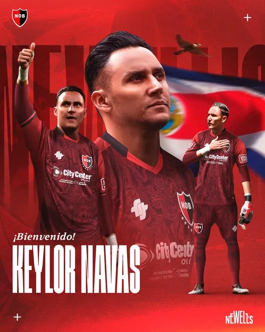 Newell’s confirmó a Keylor Navas como refuerzo.