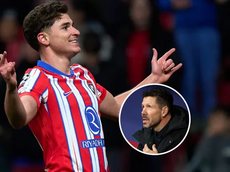 El Cholo Simeone reveló por qué Julián Álvarez es el jugador perfecto para Atlético de Madrid: "Reúne todo"