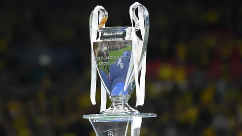 El trofeo de la Champions League.