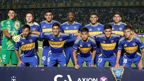 Los titulares de Boca ante Argentino de Monte Maíz.